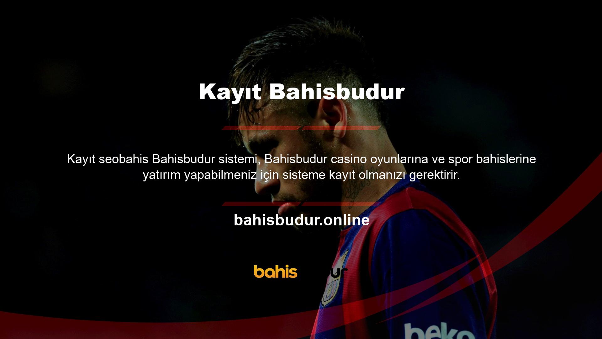Bahisbudur sitesine giriş yaptıktan sonra (site tarafından sağlanan güvenli giriş adresini kullanabilirsiniz)