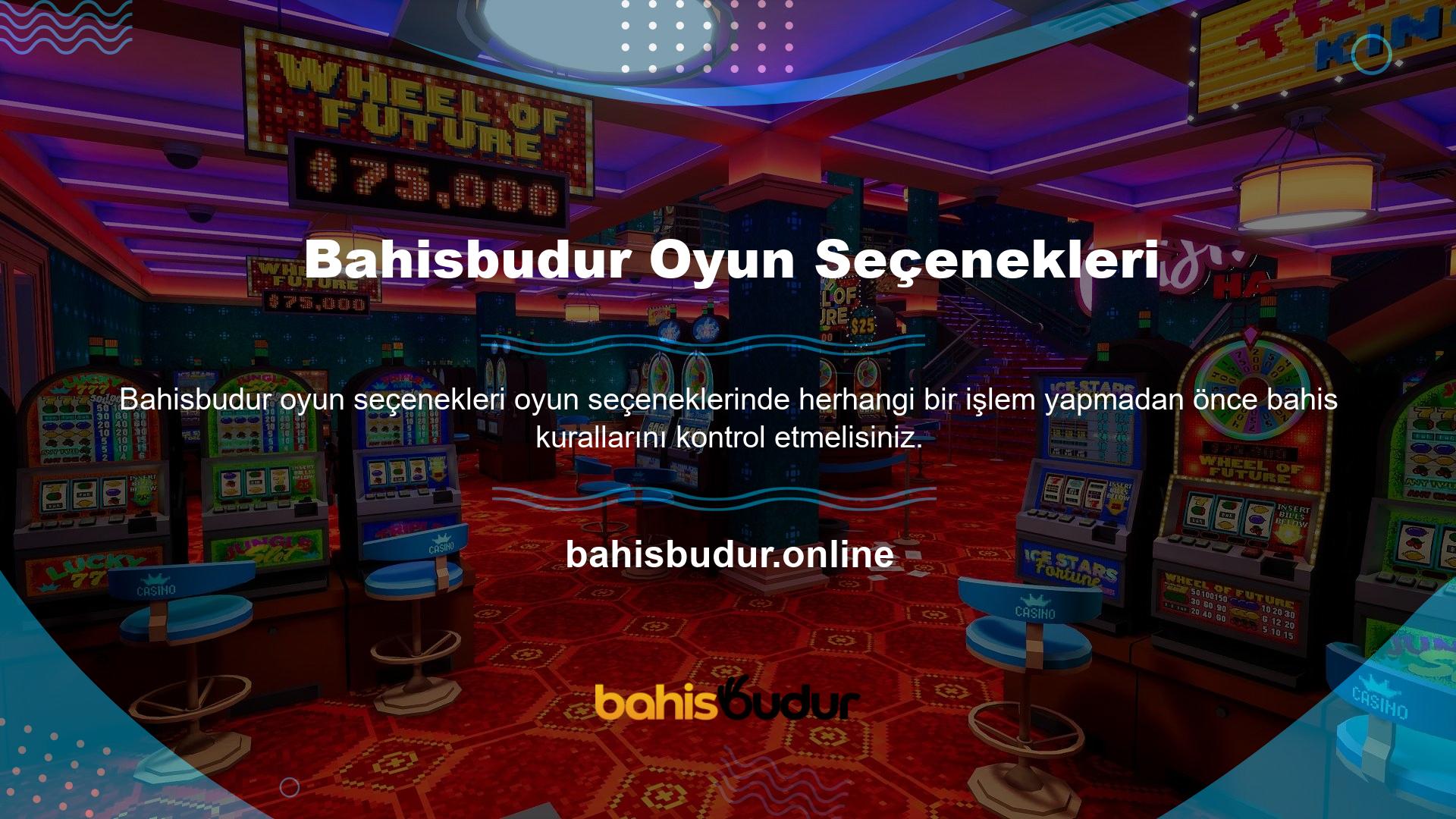 Bahisbudur casino oyunlarından bazıları şunlardır: Seçenekler arasında Tekel, Anlaşma veya Anlaşma Yok, Dreamcatcher ve Hızlı Rulet bulunur